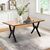 Τραπέζι Walter Megapap Mdf - μεταλλικό χρώμα ακακίας 160x80x75εκ. |  Τραπέζια στο espiti