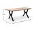 Τραπέζι Walter Megapap Mdf - μεταλλικό χρώμα ακακίας 160x80x75εκ. |  Τραπέζια στο espiti