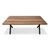 Τραπέζι Jeremy Megapap Mdf - μεταλλικό χρώμα καρυδί 200x100x75εκ. |  Τραπέζια στο espiti