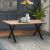 Τραπέζι Jeremy Megapap Mdf - μεταλλικό χρώμα ακακίας 140x80x75εκ. |  Τραπέζια στο espiti