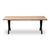 Τραπέζι Walter Megapap Mdf - μεταλλικό χρώμα ακακίας 200x100x75εκ. |  Τραπέζια στο espiti
