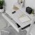 Γραφείο εργασίας Cowork Megapap από μελαμίνη χρώμα λευκό αντικέ 94x50x91εκ. |  Γραφεία στο espiti