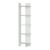 Βιβλιοθήκη μελαμίνης Perla Megapap χρώμα λευκό 48x22x170εκ. |  Βιβλιοθήκες στο espiti