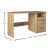 Γραφείο εργασίας Eldoris Megapap από μελαμίνη χρώμα sapphire oak 120x60x75εκ. |  Γραφεία στο espiti