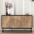 Μπουφές μελαμίνης Themis Megapap χρώμα μαύρο - sapphire oak 150x35x83,6εκ. |  Μπουφέδες στο espiti