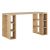 Γραφείο εργασίας Colmar Megapap από μελαμίνη χρώμα sapphire oak 140x60x75εκ |  Γραφεία στο espiti