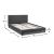 Κρεβάτι Flat Megapap υφασμάτινο χρώμα ανθρακί 160x200εκ. |  Κρεβάτια στο espiti