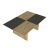 Τραπεζάκι σαλονιού Venita Megapap χρώμα sapphire oak - ανθρακί 90x60x33,8εκ. |  Τραπεζάκια σαλονιού στο espiti