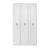 Ντουλάπα ρούχων Hampton Megapap τρίφυλλη χρώμα λευκό 103x52x185εκ. |  Ντουλάπες ρούχων στο espiti