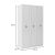 Ντουλάπα ρούχων Hampton Megapap τρίφυλλη χρώμα λευκό 103x52x185εκ. |  Ντουλάπες ρούχων στο espiti