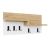 Κρεμάστρα τοίχου Harmon Megapap χρώμα sapphire oak - λευκό 65x15x31εκ. |  Καλόγεροι -Κρεμάστρες στο espiti