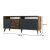 Μπουφές Milan Megapap χρώμα καρυδί - ανθρακί 180x35x78,6εκ. |  Μπουφέδες στο espiti
