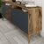 Μπουφές Milan Megapap χρώμα καρυδί - ανθρακί 180x35x78,6εκ. |  Μπουφέδες στο espiti