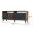Μπουφές Milan Megapap χρώμα καρυδί - ανθρακί 180x35x78,6εκ. |  Μπουφέδες στο espiti