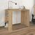 Γραφείο εργασίας Netenia Megapap από μελαμίνη χρώμα sapphire oak 90x40x74εκ. |  Γραφεία στο espiti
