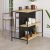 Τραπέζι μπαρ Detroit Megapap χρώμα sapphire oak - silky black 100x60x95εκ. |  Τραπέζια στο espiti