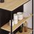 Τραπέζι μπαρ Detroit Megapap χρώμα sapphire oak - silky black 100x60x95εκ. |  Τραπέζια στο espiti