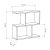Βοηθητικό τραπεζάκι Homemania Megapap χρώμα μαύρο 60x20x60εκ. |  Τραπεζάκια βοηθητικά στο espiti