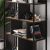 Βιβλιοθήκη Midi Megapap χρώμα sapphire oak - silky black 88x35x175εκ. |  Βιβλιοθήκες στο espiti