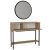 Κονσόλα με καθρέπτη Suzy Megapap χρώμα sepet oak 90x29,6x76εκ. |  Συρταριέρες -Κονσόλες στο espiti