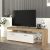 Έπιπλο τηλεόρασης Acnes Megapap χρώμα λευκό - sapphire oak 160x40x53εκ. |  Έπιπλα τηλεόρασης στο espiti