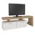 Έπιπλο τηλεόρασης Acnes Megapap χρώμα λευκό - sapphire oak 160x40x53εκ. |  Έπιπλα τηλεόρασης στο espiti