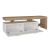 Έπιπλο τηλεόρασης Acnes Megapap χρώμα λευκό - sapphire oak 160x40x53εκ. |  Έπιπλα τηλεόρασης στο espiti