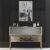Μπουφές Luxe Megapap χρώμα travertine - χρυσό 120x30x80εκ. |  Μπουφέδες στο espiti