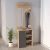 Έπιπλο εισόδου Norva Megapap χρώμα sapphire oak - ανθρακί 67,8x36,3x200,6εκ. |  Βιτρίνες - Έπιπλα εισόδου στο espiti
