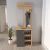 Έπιπλο εισόδου Norva Megapap χρώμα sapphire oak - ανθρακί 67,8x36,3x200,6εκ. |  Βιτρίνες - Έπιπλα εισόδου στο espiti
