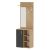 Έπιπλο εισόδου Norva Megapap χρώμα sapphire oak - ανθρακί 67,8x36,3x200,6εκ. |  Βιτρίνες - Έπιπλα εισόδου στο espiti