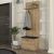 Έπιπλο εισόδου Track Megapap χρώμα sapphire oak 60x38,2x190εκ. |  Βιτρίνες - Έπιπλα εισόδου στο espiti