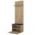 Έπιπλο εισόδου Track Megapap χρώμα sapphire oak 60x38,2x190εκ. |  Βιτρίνες - Έπιπλα εισόδου στο espiti