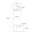 Έπιπλο εισόδου Track Megapap χρώμα sapphire oak 60x38,2x190εκ. |  Βιτρίνες - Έπιπλα εισόδου στο espiti