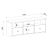 Έπιπλο τηλεόρασης Mahen Megapap χρώμα sapphire oak 140x35x49,8εκ. |  Έπιπλα τηλεόρασης στο espiti