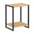 Κομοδίνο Gina Megapap χρώμα sapphire oak - μαύρο 39x30x48εκ. |  Κομοδίνα στο espiti