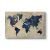 Πίνακας σε καμβά "World Map" Megapap ψηφιακής εκτύπωσης 125x80x3εκ. |  Πίνακες στο espiti