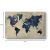 Πίνακας σε καμβά "World Map" Megapap ψηφιακής εκτύπωσης 125x80x3εκ. |  Πίνακες στο espiti