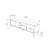 Έπιπλο τηλεόρασης Gora Megapap χρώμα sapphire oak - λευκό 180x35,6x51εκ. |  Έπιπλα τηλεόρασης στο espiti