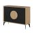 Μπουφές Gora Megapap χρώμα sapphire oak - silky black 110x40x82εκ. |  Μπουφέδες στο espiti