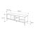 Έπιπλο τηλεόρασης Gora Megapap χρώμα sapphire oak - silky black 180x35,6x51εκ. |  Έπιπλα τηλεόρασης στο espiti