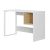 Γραφείο εργασίας Cubo Megapap χρώμα λευκό - sapphire oak 110x50x75εκ. |  Γραφεία στο espiti