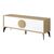 Έπιπλο τηλεόρασης Gora Megapap χρώμα sapphire oak - λευκό 140x35,6x51εκ. |  Έπιπλα τηλεόρασης στο espiti