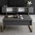 Έπιπλο τηλεόρασης Luxe Megapap χρώμα ανθρακί - χρυσό 180x30x50εκ. |  Έπιπλα τηλεόρασης στο espiti