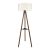 Φωτιστικό δαπέδου Thomas Megapap E27 Mdf/ύφασμα Pvc χρώμα καρυδί - κρεμ 38x38x135εκ. |  Δαπέδου στο espiti