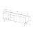Έπιπλο τηλεόρασης Luna Megapap χρώμα florida oak 180x41x62εκ. |  Έπιπλα τηλεόρασης στο espiti