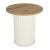 Τραπεζάκι βοηθητικό Bohema Megapap χρώμα ivory - sepet oak Ø50x53,2εκ. |  Τραπεζάκια βοηθητικά στο espiti