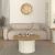 Τραπεζάκι σαλονιού Bohema Megapap χρώμα ivory - sepet oak Ø85x43,2εκ. |  Τραπεζάκια σαλονιού στο espiti