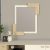 Καθρέπτης τοίχου Selinos Μegapap χρώμα sandstone - rota oak 65x2,2x85εκ. |  Καθρέπτες στο espiti