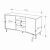Μπουφές Frem Megapap χρώμα ash green 150x40x81εκ. |  Μπουφέδες στο espiti